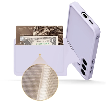 Etui Dux Ducis Rafi ll Mag do Samsung Galaxy S24+ - fioletowe