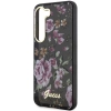 Etui Guess Flower Collection na Samsung Galaxy S23 - czarne