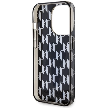 Etui Karl Lagerfeld Monogram Ikonik na iPhone 15 Pro Max - czarne