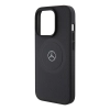 Etui Mercedes Crossed Lines Pattern Leather MagSafe na iPhone 15 Pro Max - czarne