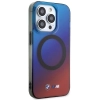 Etui BMW M Gradient MagSafe na iPhone 15 Pro - czerwono-niebieskie