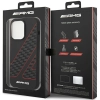 Etui AMG Checkered Flag Pattern MagSafe na iPhone 14 Pro Max - czarne