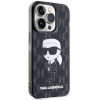 Etui Karl Lagerfeld Monogram Ikonik na iPhone 15 Pro Max - czarne