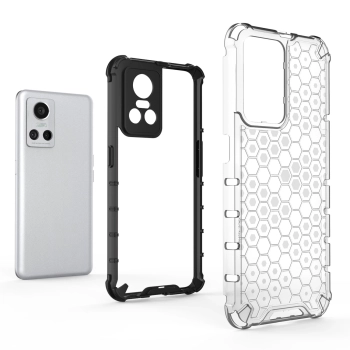 Honeycomb etui pancerny pokrowiec z żelową ramką Realme GT Neo 3 czarny