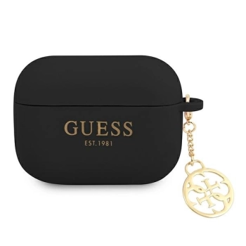 Etui Guess Silicone Charm 4G Collection na AirPods Pro - czarne