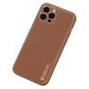 Dux Ducis Yolo etui iPhone 14 Pro elegancki pokrowiec ze skóry ekologicznej brązowy