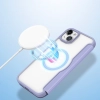 Etui iPhone 15 Plus magnetyczny pokrowiec MagSafe z klapką Dux Ducis Skin X Pro - fioletowy