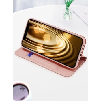 DUX DUCIS Skin Pro kabura etui pokrowiec z klapką iPhone 12 Pro / iPhone 12 czarny
