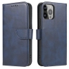 Etui portfel z klapką podstawką do iPhone 15 Pro Max Magnet Case - niebieskie
