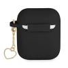 Etui Guess Silicone Charm Heart Collection na AirPods 1/2 - czarne