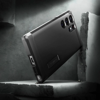 Etui Spigen Tough Armor na Samsung Galaxy S23 Ultra - czarne
