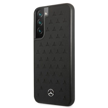 Etui Mercedes Leather Stars Pattern na Samsung Galaxy S22+ - czarne