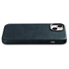iCarer Oil Wax Premium Leather Case skórzane etui iPhone 14 Plus magnetyczne z MagSafe ciemnoniebieski (WMI14220703-BU)