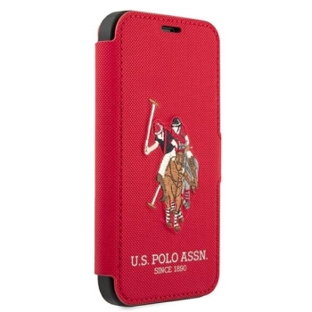 Etui U.S. Polo Assn. Embroidery Collection na iPhone 12 mini - czerwone