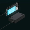 Baseus Adaman2 powerbank z wyświetlaczem cyfrowym 20000mAh 30W 2 x USB / 1x USB Typ C Power Delivery Quick Charge SCP, Oppo Super VOOC czarny (PPAD050