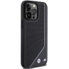 Etui BMW Perforated Twisted Line MagSafe na iPhone 15 Pro - czarne