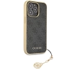 Etui Guess 4G Charms Collection na iPhone 14 Pro Max - szare