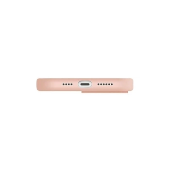 Etui UNIQ Lino Hue MagSafe na iPhone 13 - różowe