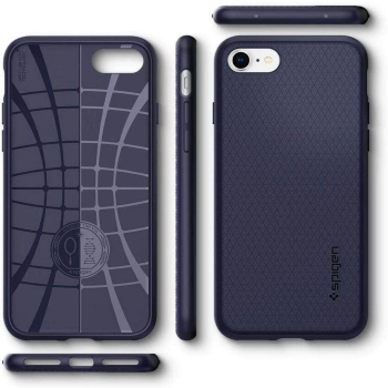 Etui Spigen Liquid Air na iPhone 7 / 8 / SE 2020 / SE 2022 - granatowe