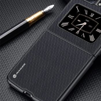 Dux Ducis Fino etui Motorola Razr 2022 pokrowiec z silikonową ramką czarne