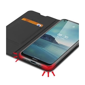 DUX DUCIS Skin Pro kabura etui pokrowiec z klapką Nokia 3.4 czarny