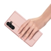 Dux Ducis Skin Pro etui Samsung Galaxy A14 4G / 5G pokrowiec z klapką portfel na kartę podstawka różowe