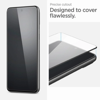 Szkło hartowane Spigen ALM Glass FC na Google Pixel 8 - czarne