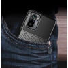 Thunder Case elastyczne pancerne etui pokrowiec Xiaomi Redmi 10 czarny