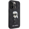 Etui Karl Lagerfeld Saffiano Monogram Ikonik na iPhone 14 Pro - czarne