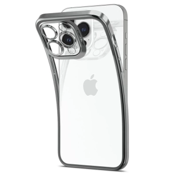 Etui Spigen Optik Crystal na iPhone 14 Pro - przezroczysto-szare