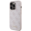 Etui Guess 4G Metal Gold Logo na iPhone 15 Pro - różowe