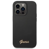 Etui Guess Silicone Vintage Gold Logo na iPhone 14 Pro Max - czarne
