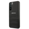 Etui AMG Leather Debossed Lines na Samsung Galaxy S22+ - czarne