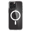 Etui Spigen Crystal Hybrid MagSafe na iPhone 15 Pro - przezroczysto-białe