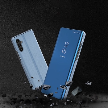 Clear View Case etui do Samsung Galaxy A14 pokrowiec z klapką czarne