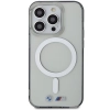 Etui BMW Silver Ring MagSafe na iPhone 14 Pro Max - przezroczyste