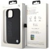 Etui BMW MagSafe Leather Hot Stamp na iPhone 15 Plus - czarne