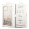 Etui Guess Glitter Charms na iPhone 14 - złote
