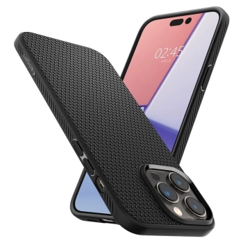 Etui Spigen Liquid Air na iPhone 14 Pro Max - czarny mat