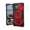 Etui UAG Monarch Pro do Samsung Galaxy S24 Ultra 5G z modułem magnetycznym - czarno-czerwony