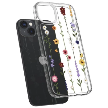 Etui Spigen Cyrill Cecile na iPhone 14 Plus - przezroczyste w kwiaty