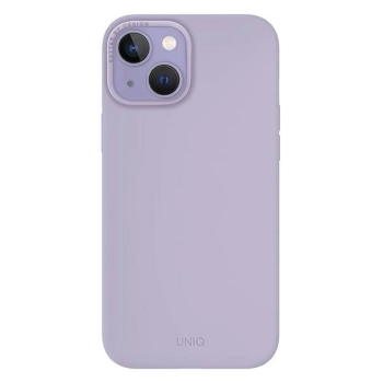 Etui Uniq Lino na iPhone 14 - liliowe