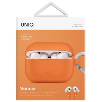 Etui UNIQ Vencer na AirPods Pro 2 - pomarańczowe