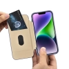 iCarer CE Premium Leather Folio Case skórzane etui iPhone 14 Plus z klapką magnetyczne MagSafe jasnofioletowy (WMI14220715-LP)