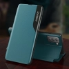 Eco Leather View Case elegancki futerał etui z klapką i funkcją podstawki Samsung Galaxy S21 FE czarny