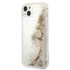 Etui Guess Glitter Charms na iPhone 14 - złote