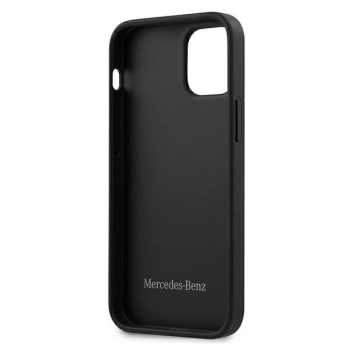 Etui Mercedes Bow Line na iPhone 12 mini - granatowe