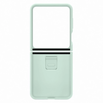 Etui silikonowe z uchwytem do Samsung Galaxy Z Flip 5 - miętowe