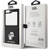 Etui Karl Lagerfeld Saffiano Karl&Choupette Pin do Samsung Galaxy Z Flip 5 - czarne