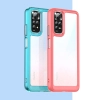 Outer Space Case etui do Xiaomi Redmi Note 11 sztywny pokrowiec z żelową ramką czerwony